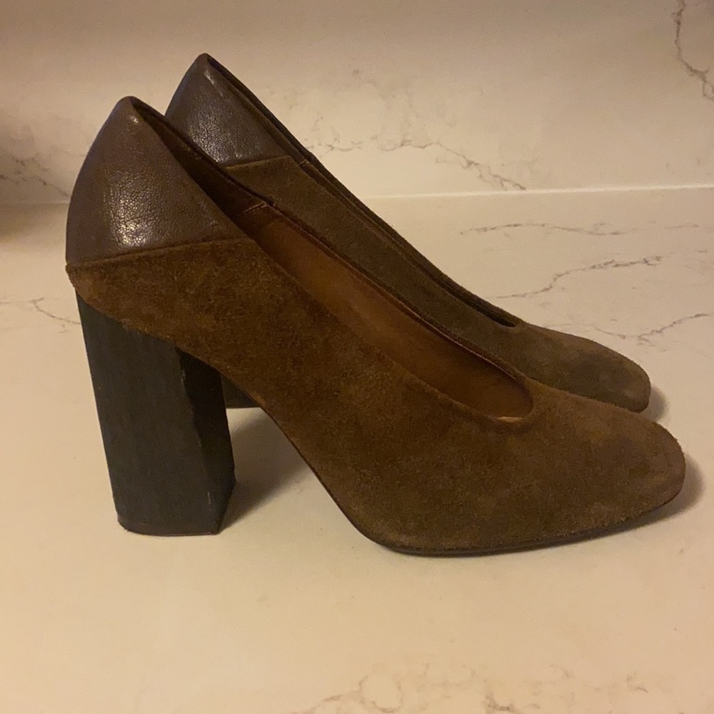 Free People Heart Block Heels